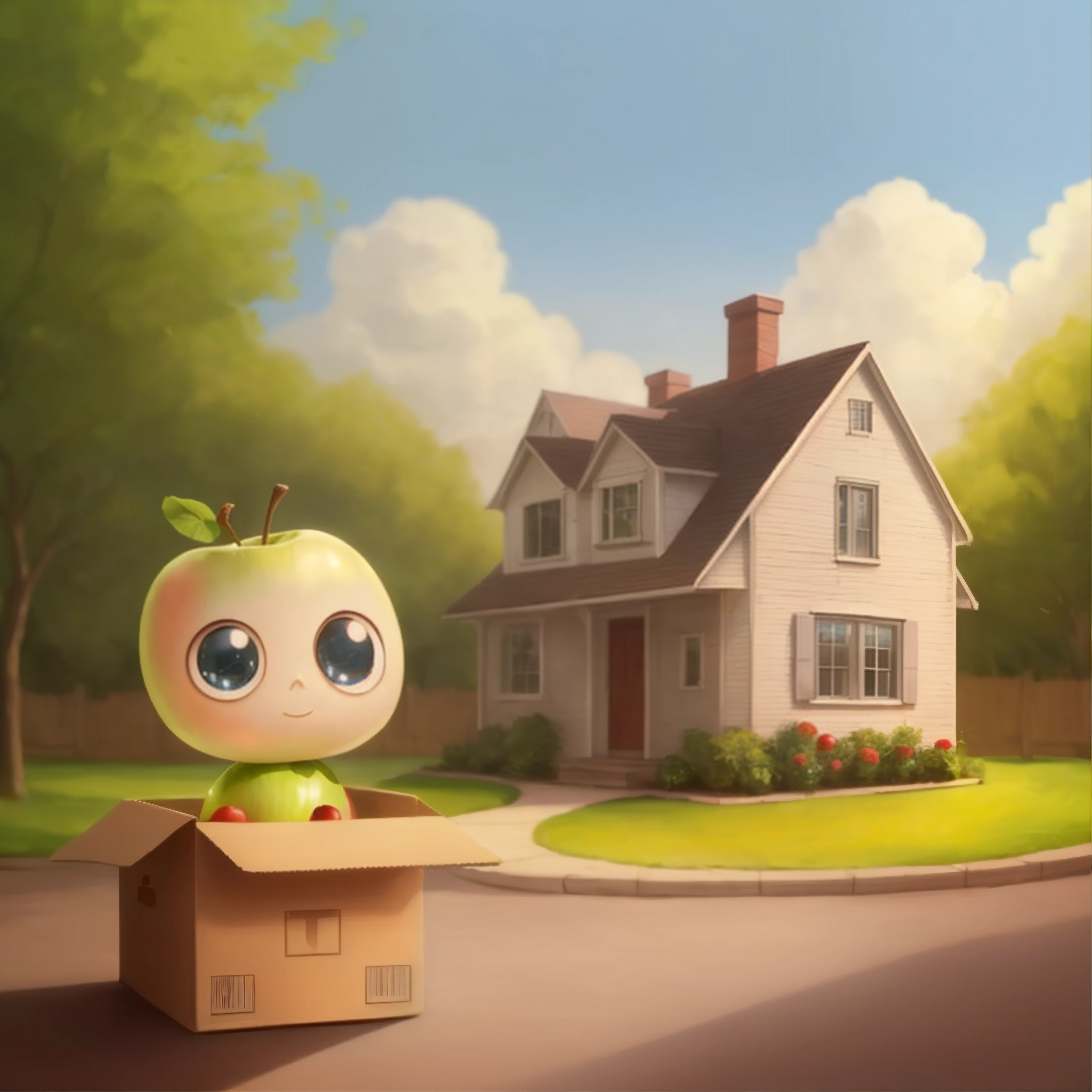 Baby Apple moves house