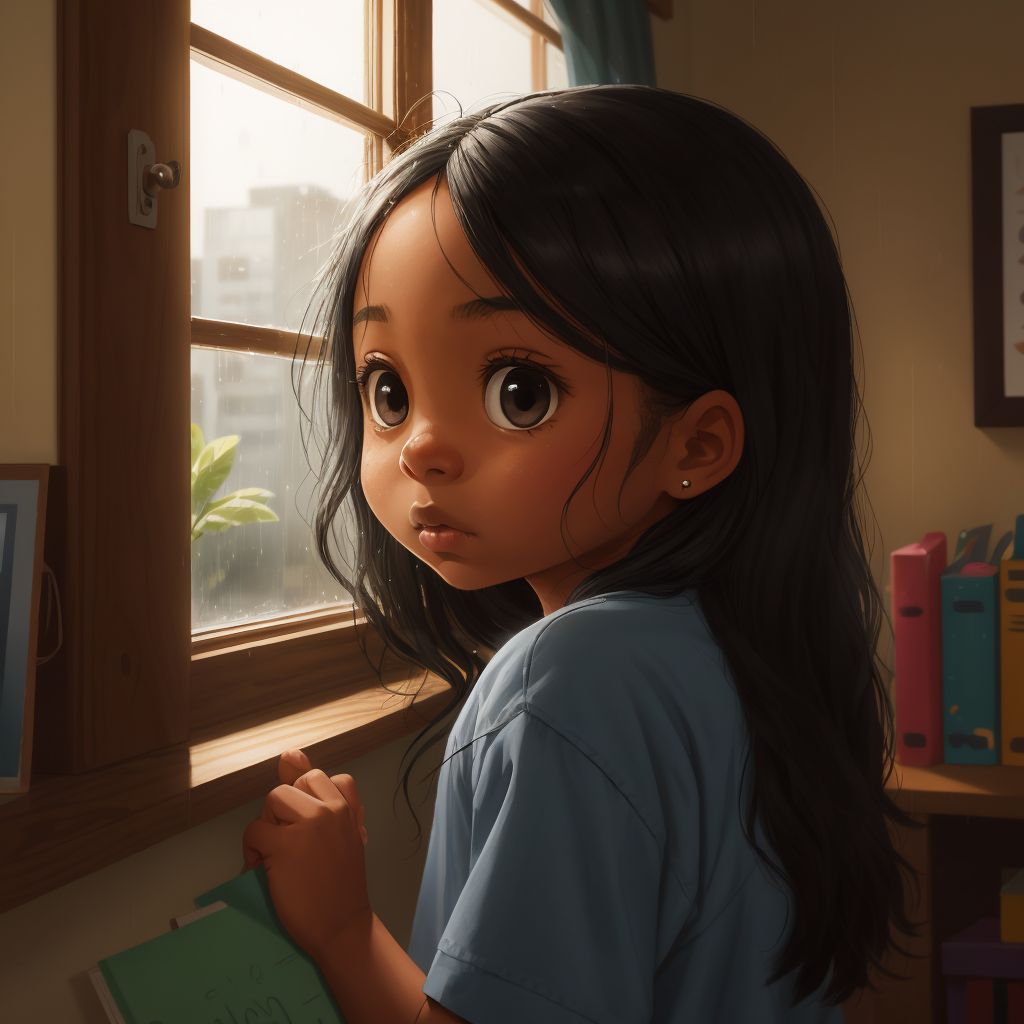 Together Through the Storm: Lea and Bo's Rainy Day Adventure